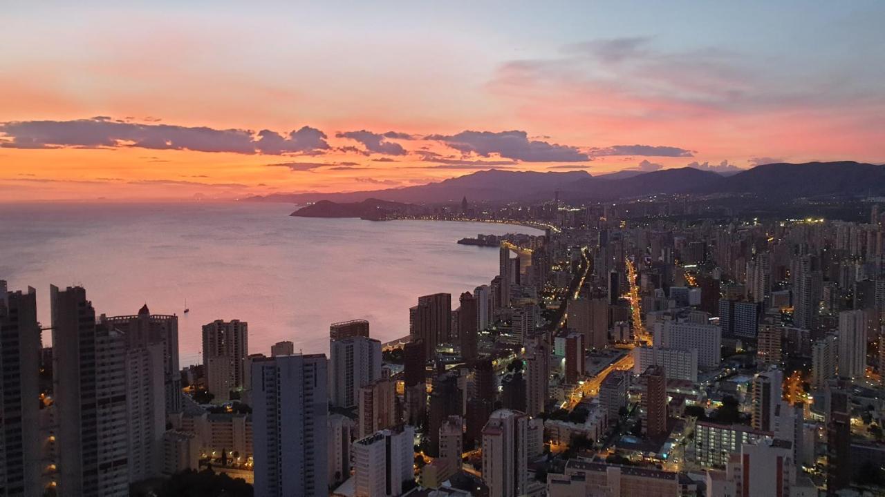 Ferienwohnung Skyline 37 Terraza Con Vista Al Mar Benidorm Exterior foto
